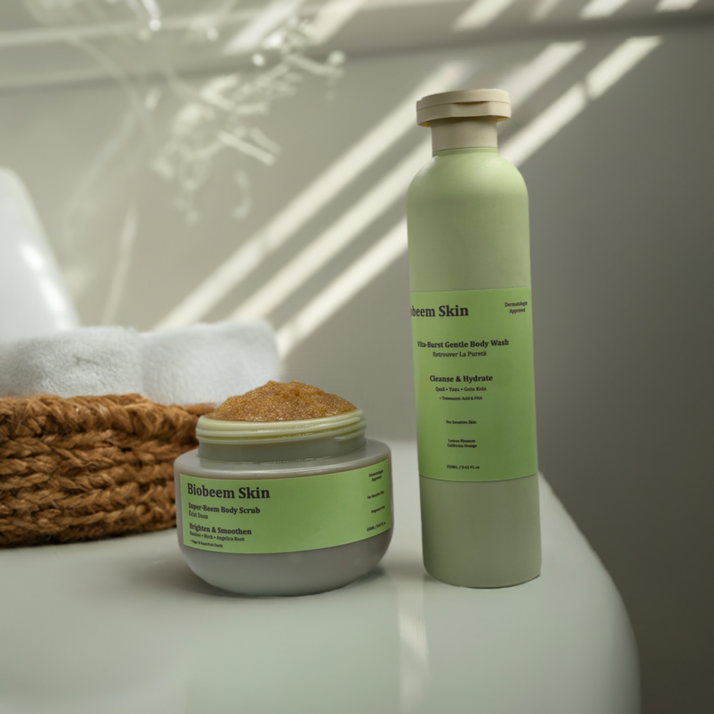 The Velvety Wash +  Scrub Set 250ML
